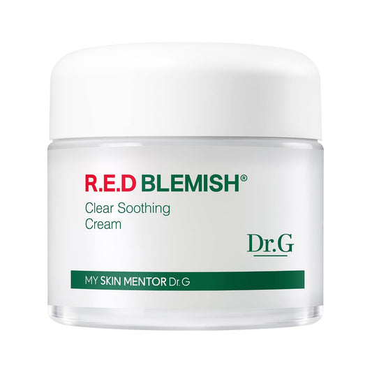 Red Blemish Clear Soothing Korean Moisturizer Face Cream, 70Ml - Cica Cream, Korean Skin Care Moisturizer, Korean Face Moisturizer, Facial Moisturizer, Korean Skincare, K Beauty Skincare Coreano