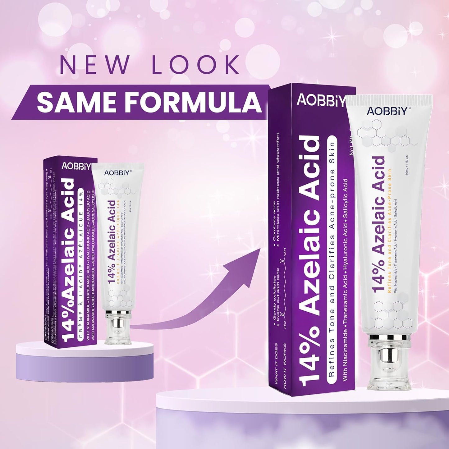 Azelaic Acid Acne Cream: Azelaic Acid for Face - Premium Azelaic Acid Cream - Face Skin and Beauty Care - Azelaic Acid Facial Cream, 1 Oz